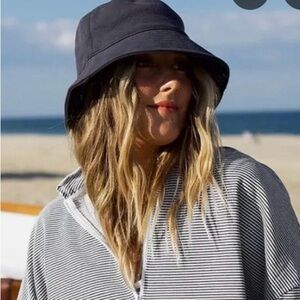 NWT Splendid Black French Terry Bucket Hat